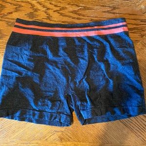 Grey cotton spandex shorts small